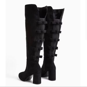 TORRID Suede bow detail over the knee boot